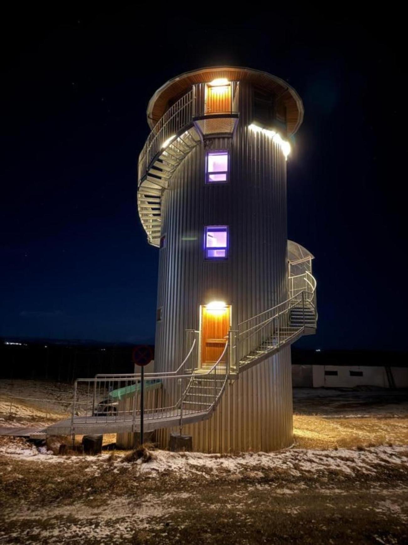 Klettar Tower Iceland Fludir Exteriér fotografie
